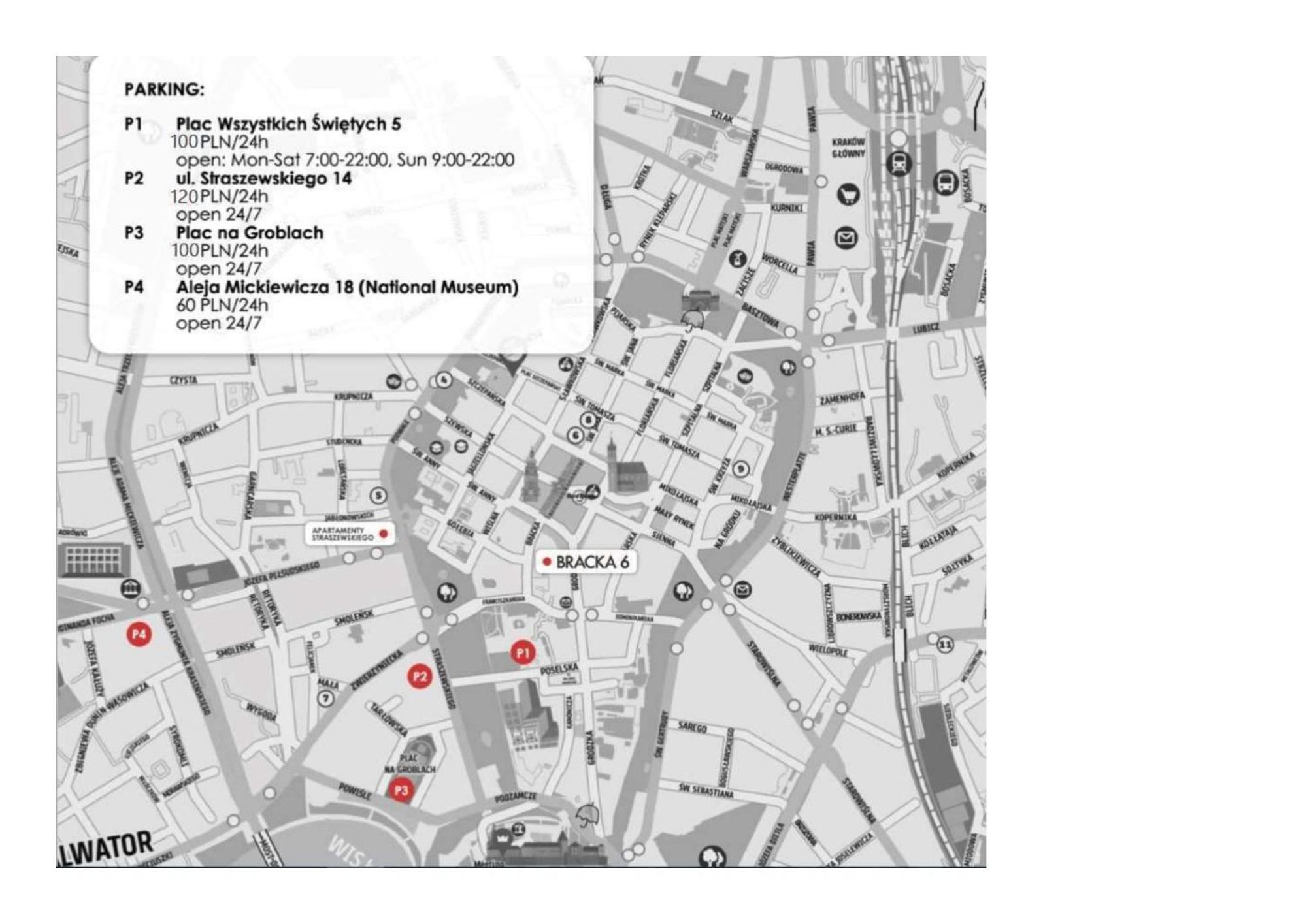 Apartamenty Straszewskiego คราคูฟ ภายนอก รูปภาพ